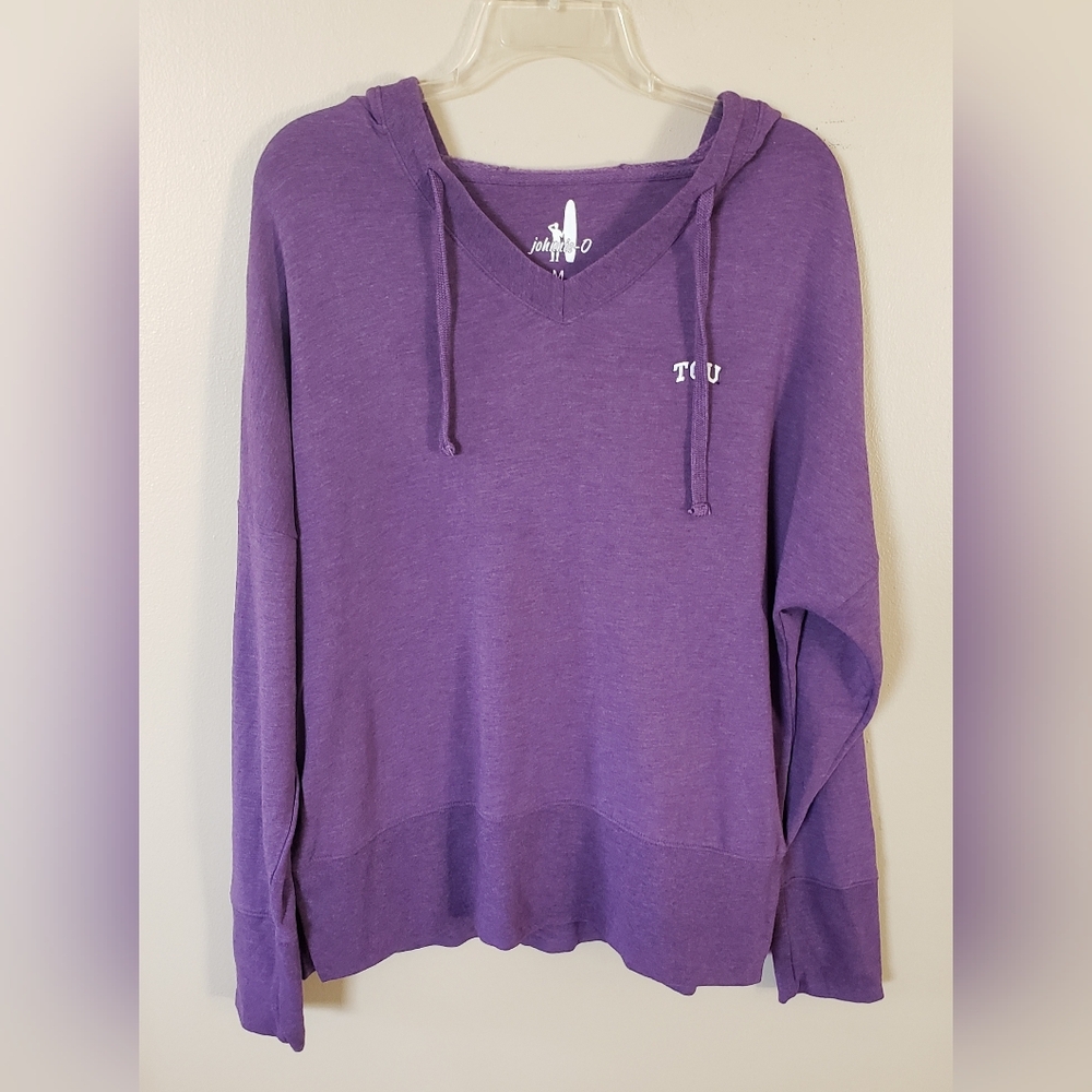 Johnnie-O Carrie Women's Pullover V-Neck Hoodie Size Medium